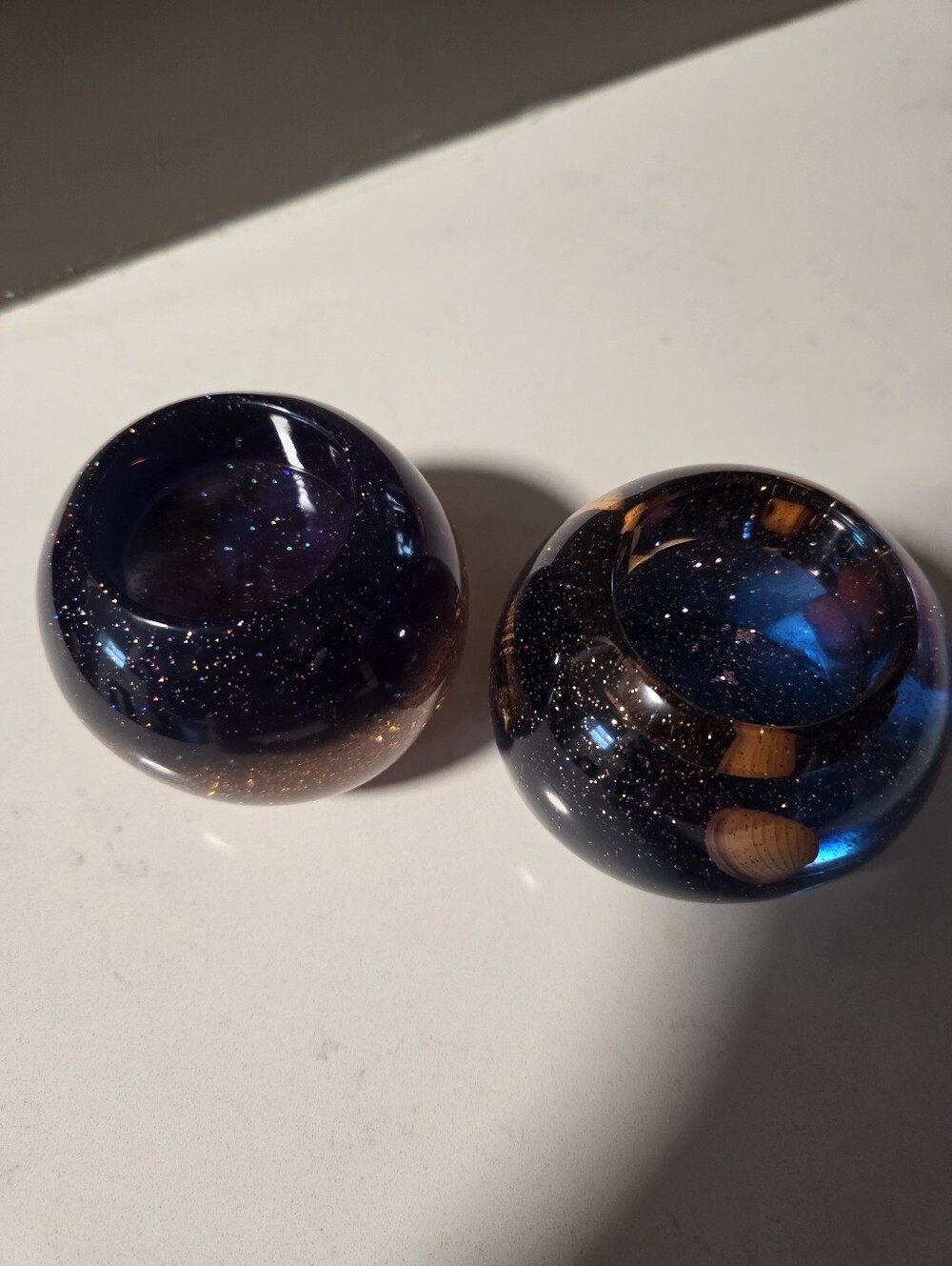 Handcrafted Epoxy Resin Tea Light Holder